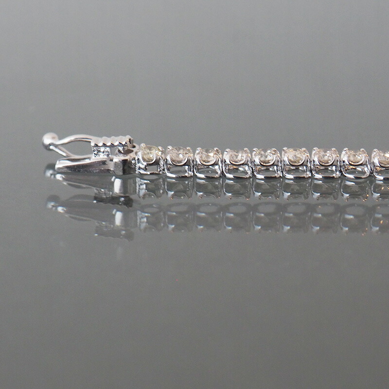 楽天市場】18金 ダイヤモンド 2.00ct テニスブレスレット K18WG K18YG