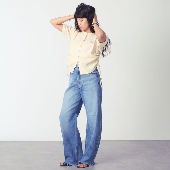 楽天市場】【送料無料】 YANUK ヤヌーク カーブテーパード LAURA