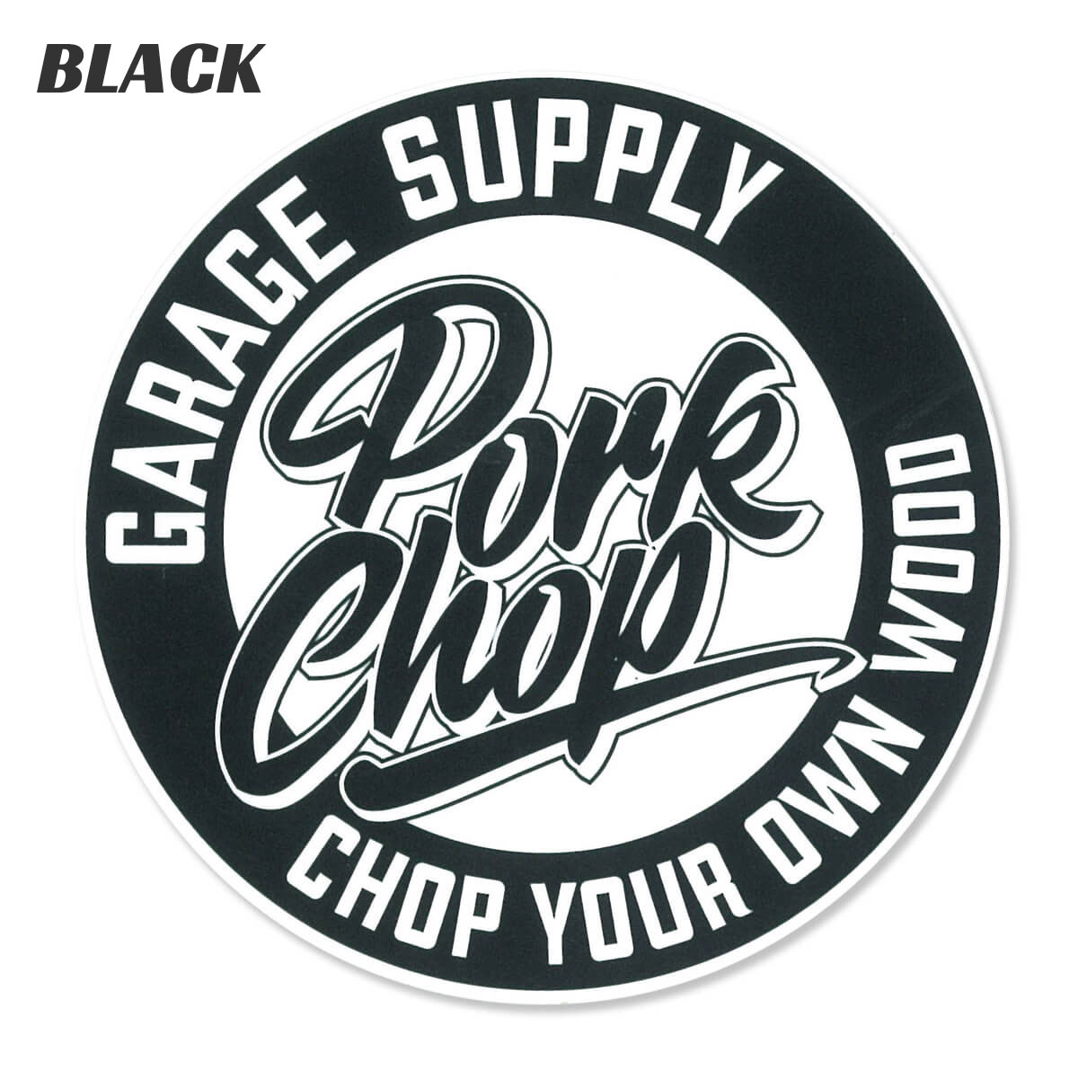 楽天市場】ポークチョップ ステッカー アメリカン 車 アウトドア