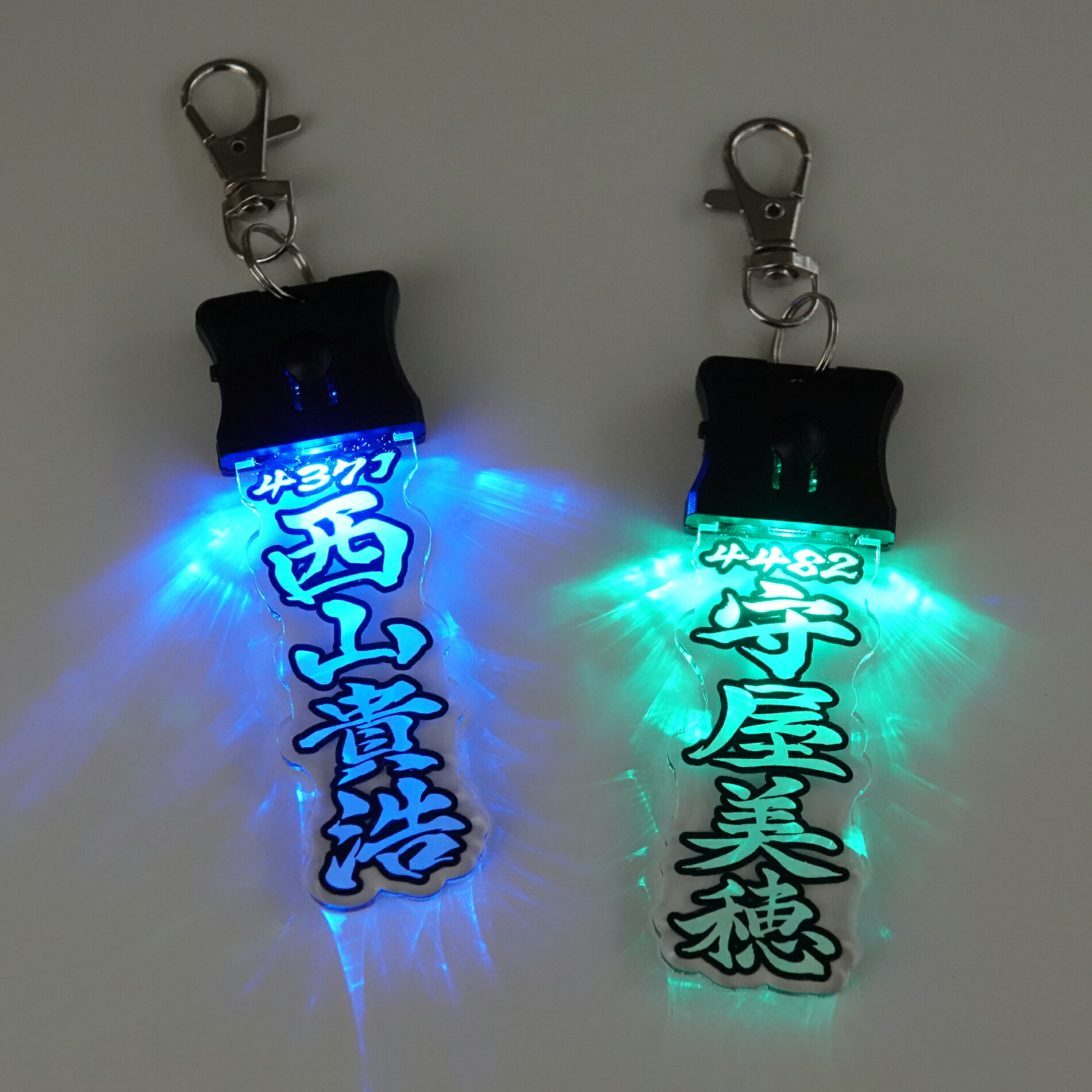 楽天市場】【NEW】LED推しレーサーネームキーホルダー｜キーリング