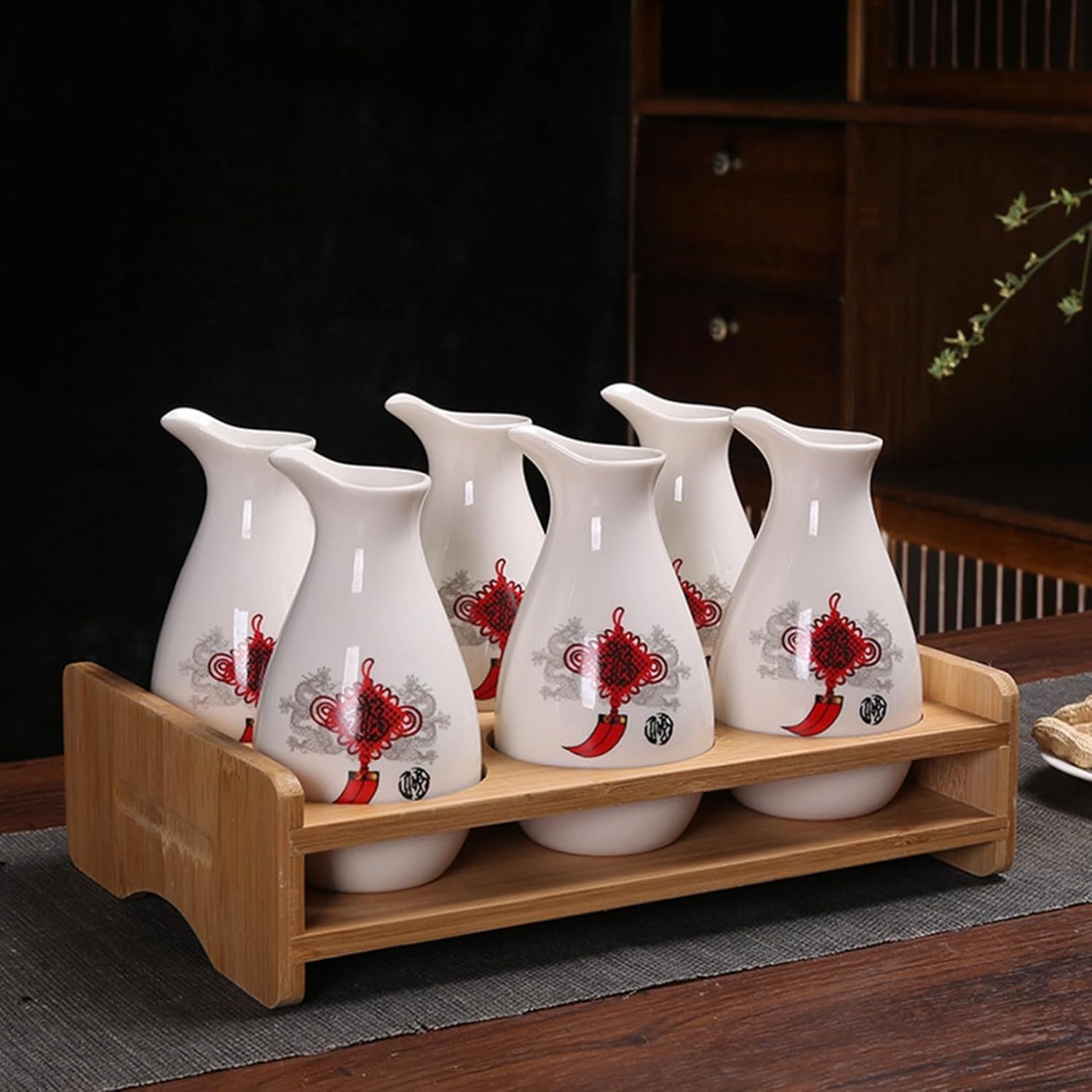 楽天市場】徳利 絵柄 酒器セット とっくり セット 7点セット 徳利6個+