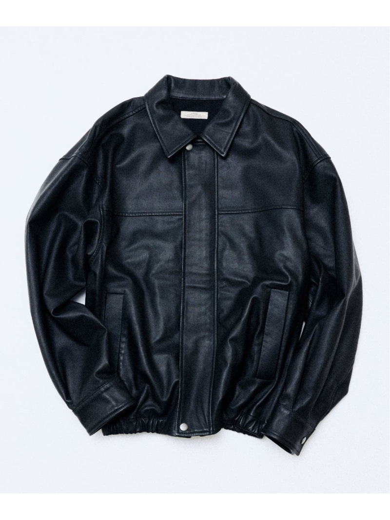 楽天市場】ラムレザー ショート ステンカラー ブルゾン JOURNAL
