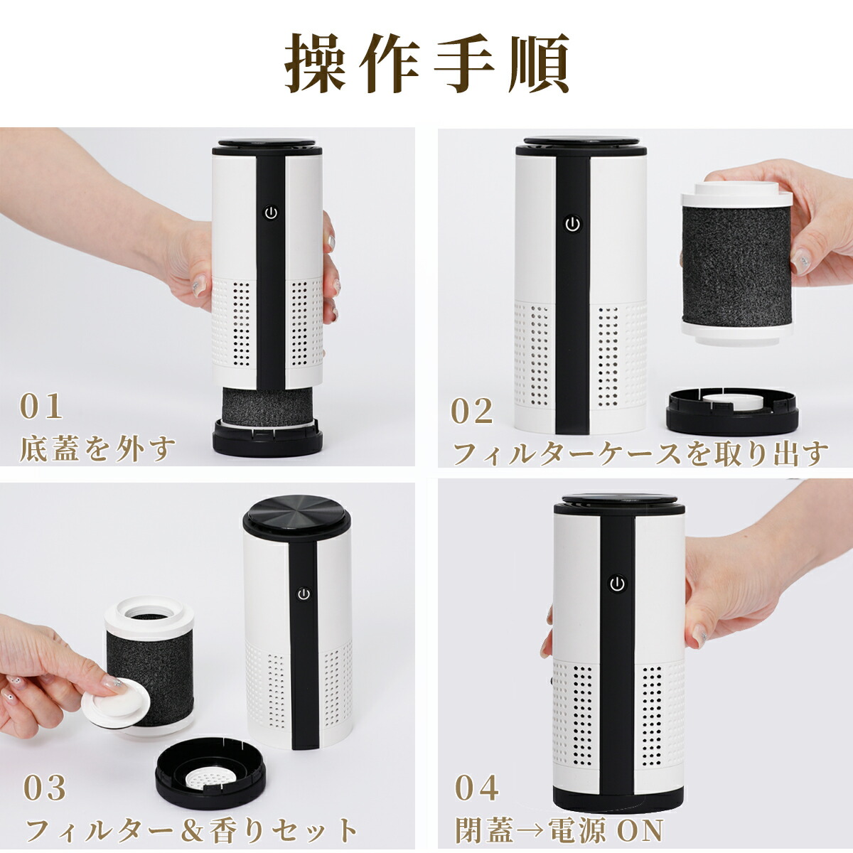 楽天市場】【期間限定！6,980→3,490円】2025新型 車載空気清浄機 小型