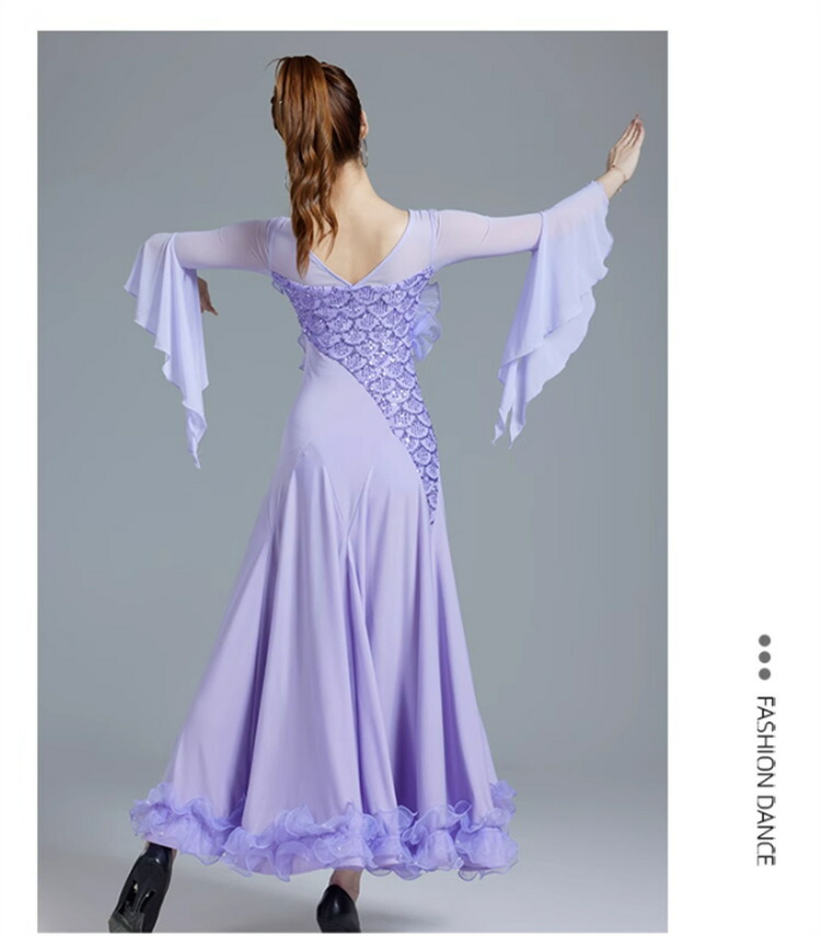 楽天市場】社交ダンス ドレス 舞台衣装 ワンピース タンゴ服 ロング丈