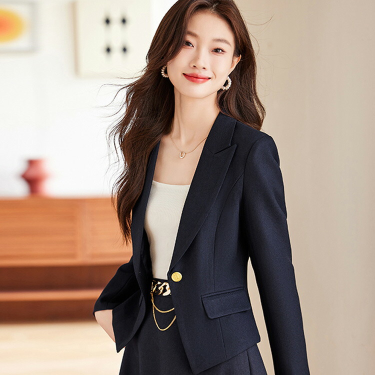 楽天市場】2点セット【ジャケット＋スカート】スーツ セットアップ 全2