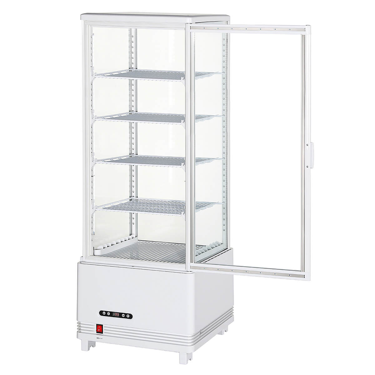 楽天市場】【立春セール！】 100L 白 4面ガラス 冷蔵ショーケース 卓上