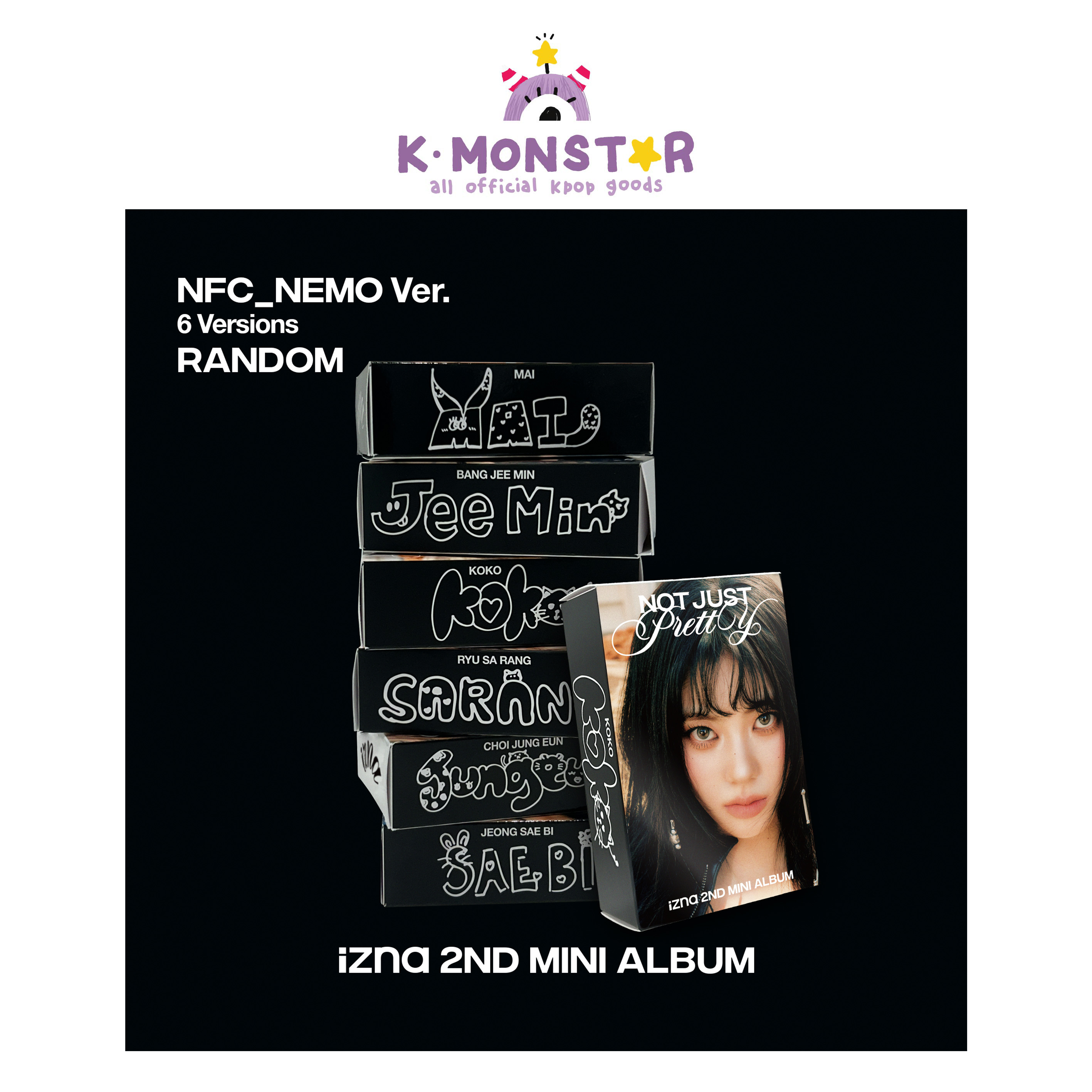 楽天市場】izna - Not Just Pretty / 2nd Mini Album (NFC_Nemo Ver