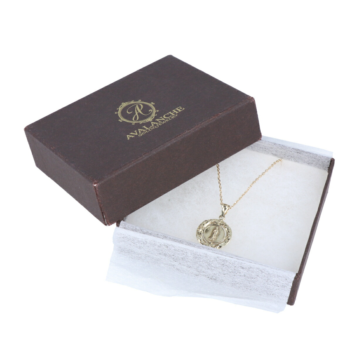 楽天市場】【AVALANCHE】アヴァランチ K10 ゴールド ネックレス 3.9g