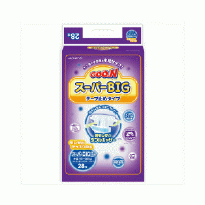 楽天市場】グーン（グ～ン）GOON スーパーBIG（ビッグ）テープ 28枚入