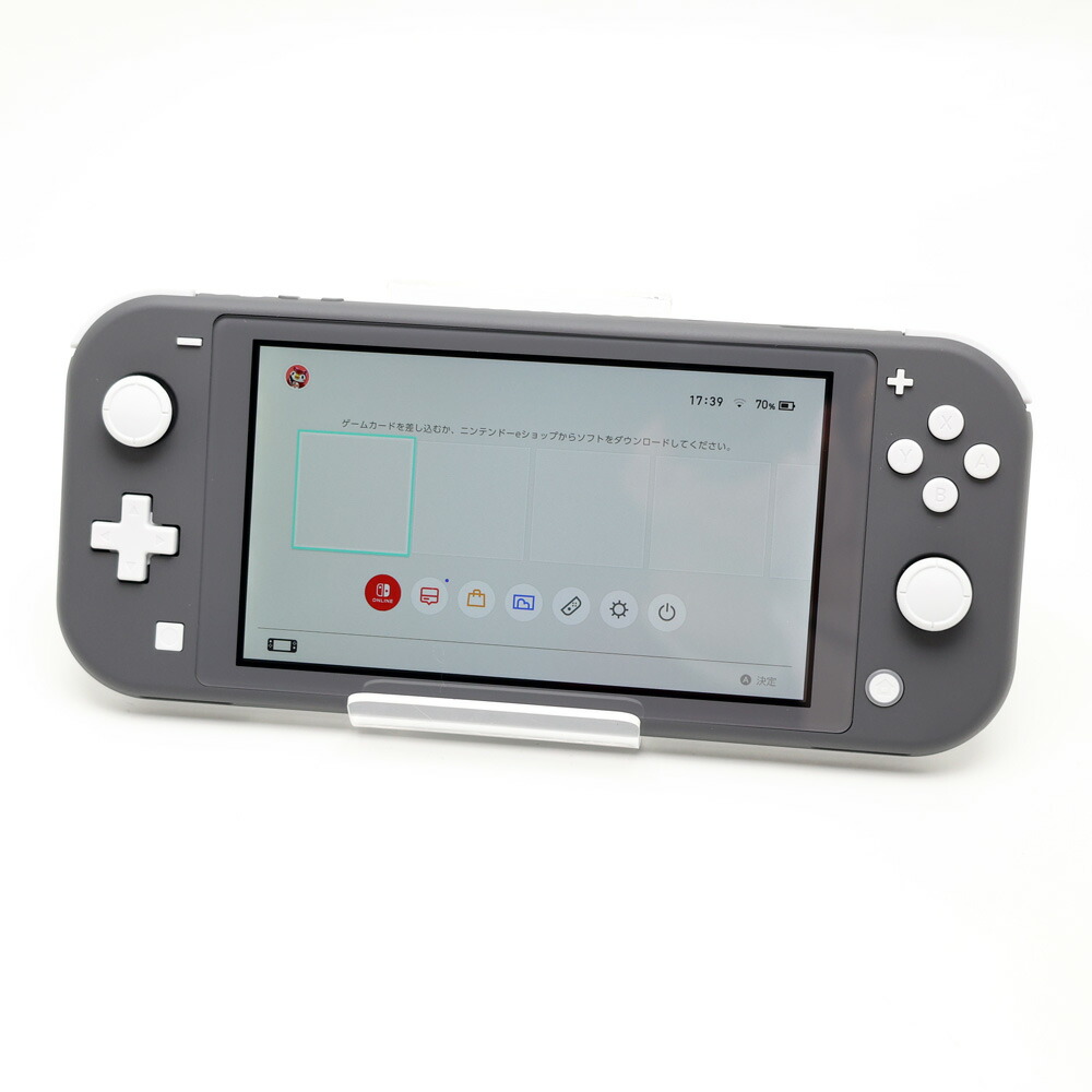 Nintendo Switch Lite グレー 本体 中古品 動作確認済 美品Switch