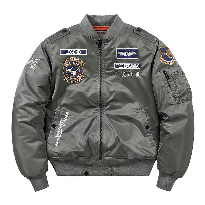 楽天市場】MA-1 メンズ フライトジャケット ミリタリージャケット