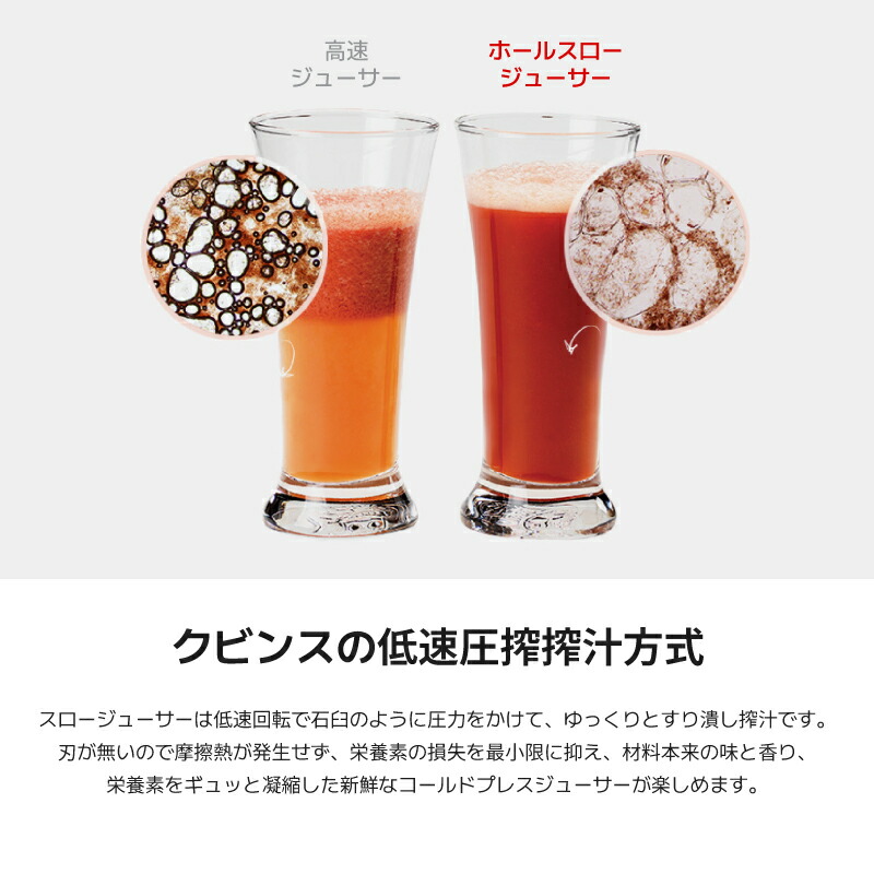 楽天市場】【BEST】REVO830 クビンス ホールスロージューサー｜90mm