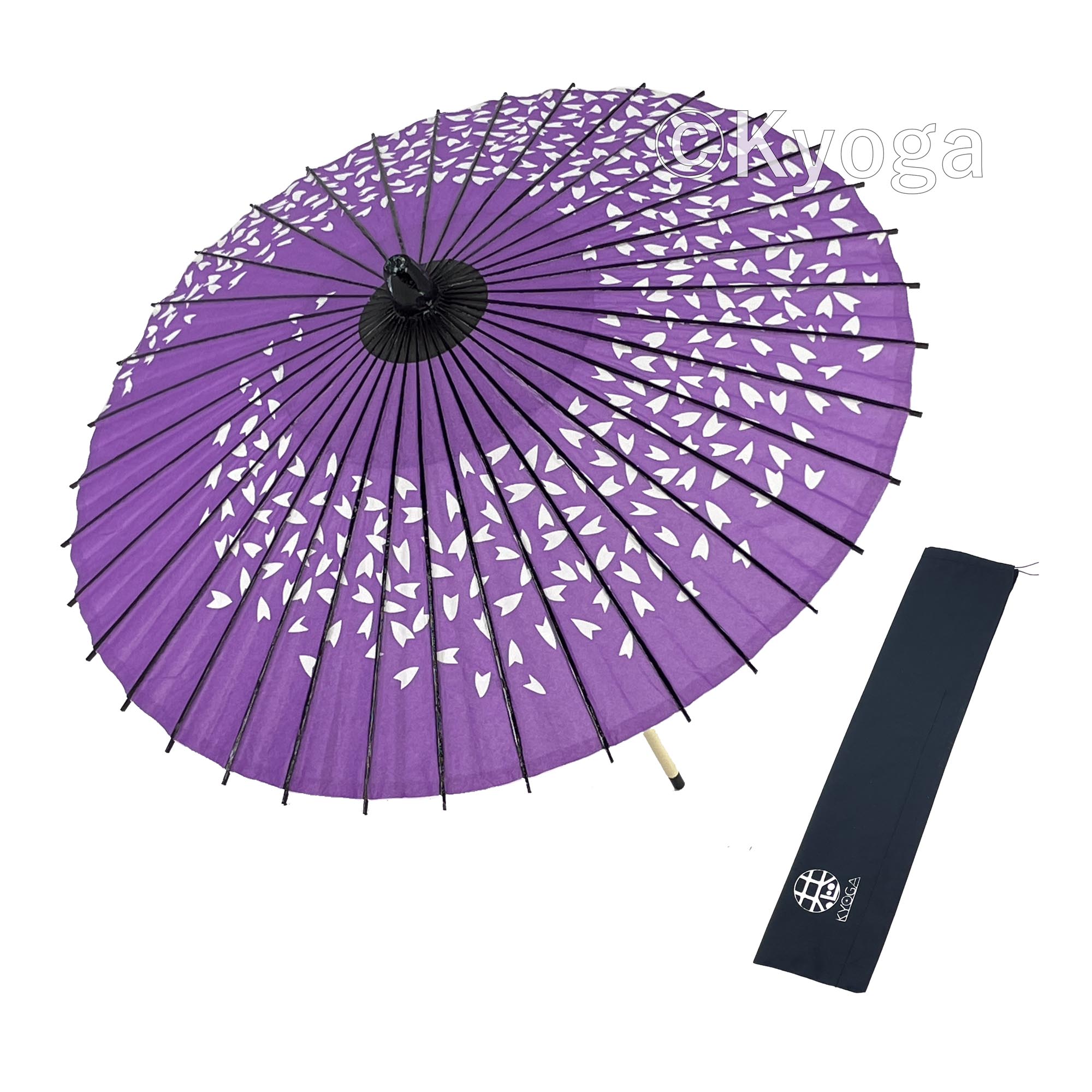 楽天市場】【和傘専門店 恭雅】紙傘 1尺4寸 桜渦 継柄 継棒 直径約76cm