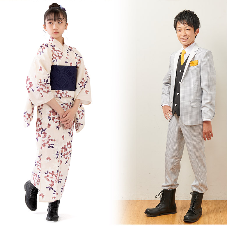 楽天市場】子供用 ブーツ 袴用 黒 編み上げ レースアップ 中国製