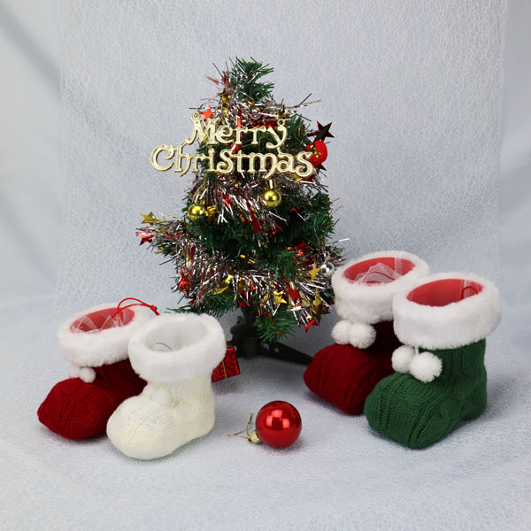 楽天市場】ニットブーツ ノルディック柄 ニットでくるんだかわいい