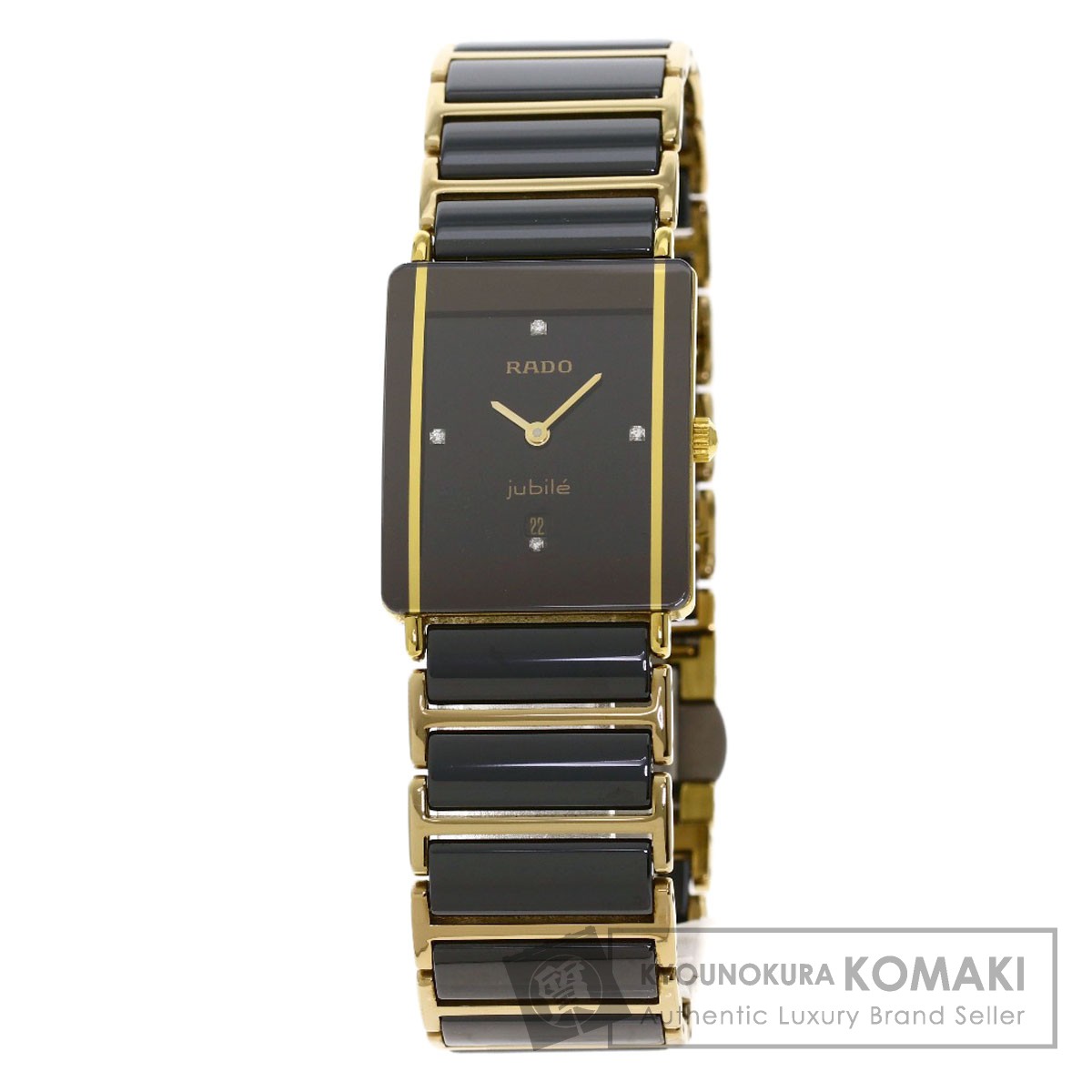 楽天市場】ラドー ダイヤスター 4P ダイヤモンド 腕時計 GP/セラミック