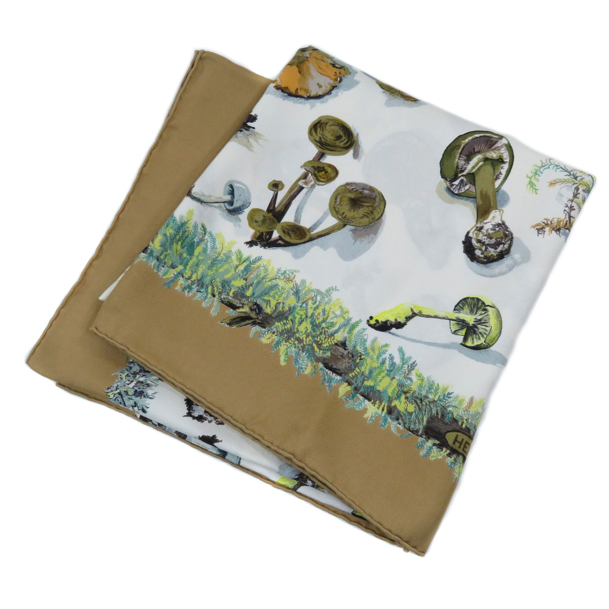 楽天市場】エルメス カレ90 キノコ柄 スカーフ シルク レディース