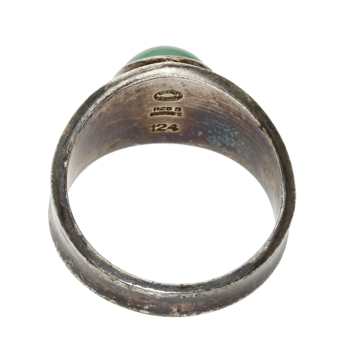 楽天市場】ジョージジェンセン NO124 グリーンアゲート リング・指輪