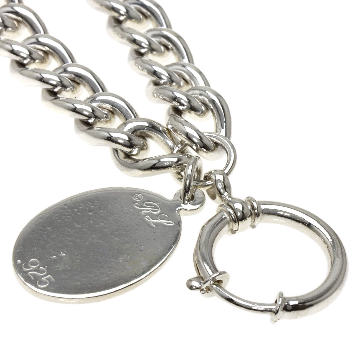 楽天市場】ラルフローレン オーバル タグ 2連 ブレスレット シルバー