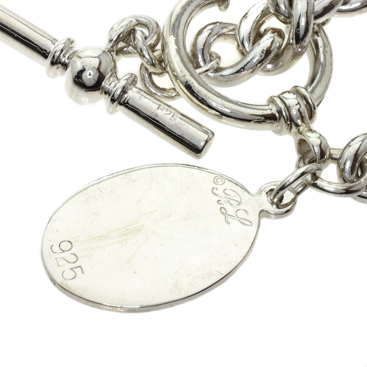 楽天市場】ラルフローレン オーバル タグ ネックレス シルバー