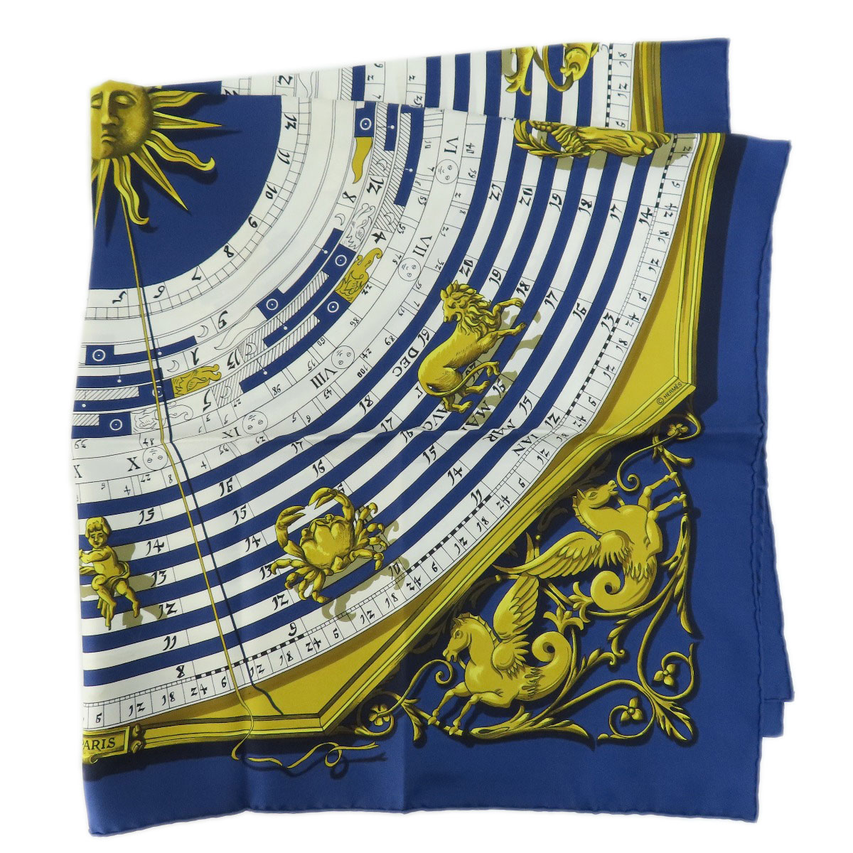 楽天市場】エルメス カレ90 DIES ET HORE 占星術 スカーフ シルク