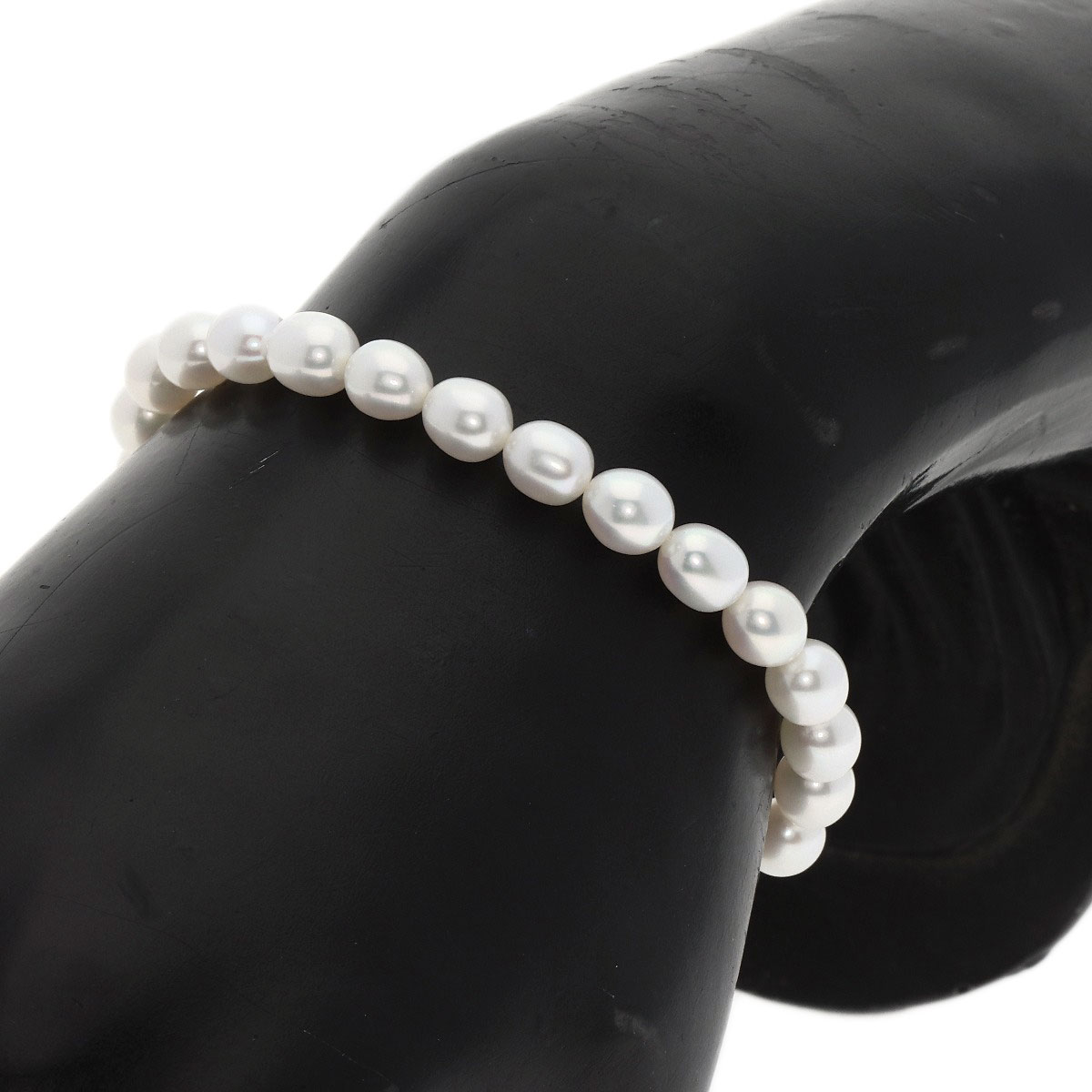 楽天市場】ティファニー 淡水パール インフィニティ 真珠 ブレスレット