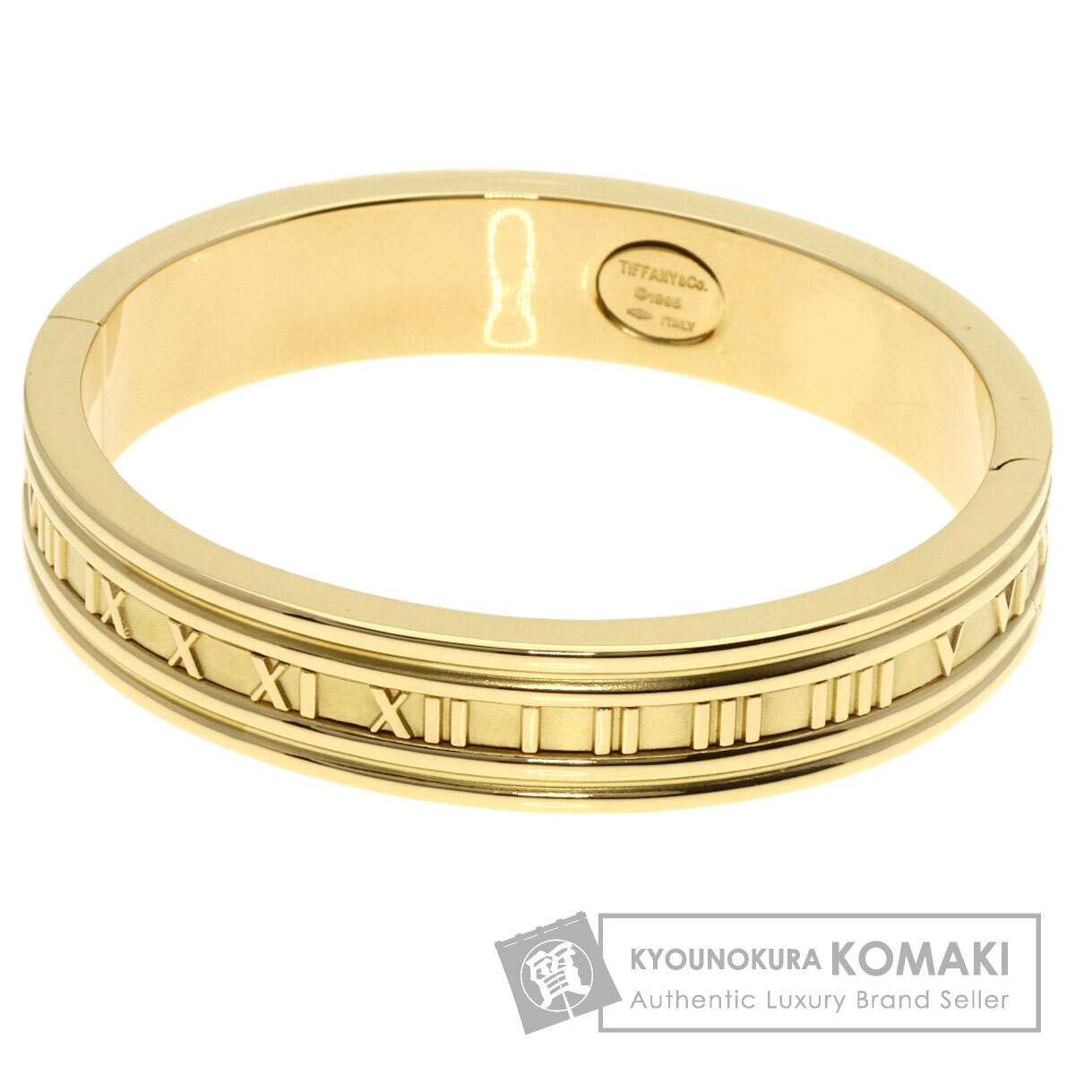 楽天市場】ティファニー アトラス バングル ブレスレット K18イエロー