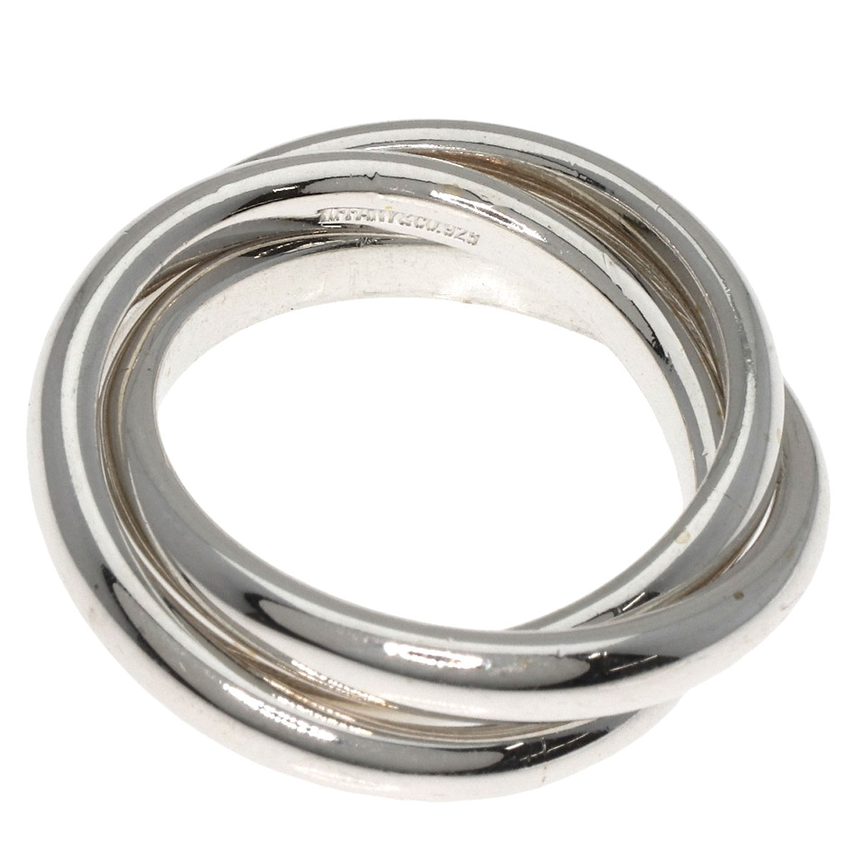 楽天市場】ティファニー トリニティ 3連 リング・指輪 シルバー