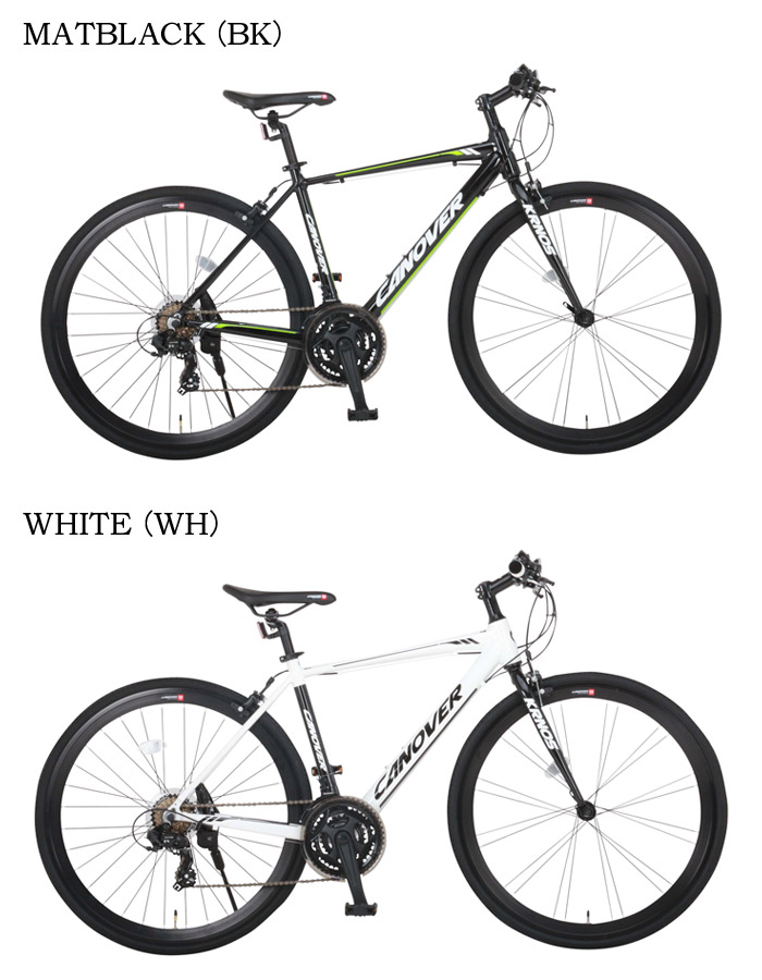 楽天市場】クロスバイク 700C 21段 変速 付き 自転車 本体 CANOVER