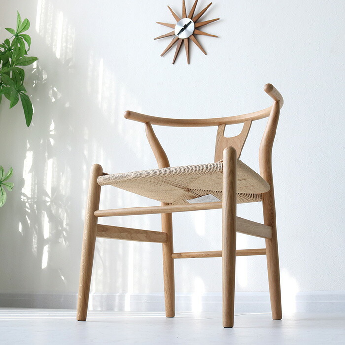 楽天市場】ダイニングチェア 北欧風 Yチェア リプロダクト おしゃれ 肘