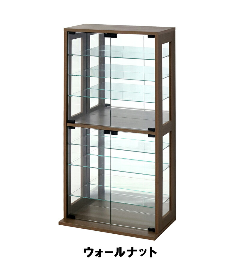 楽天市場】コレクションラック 幅60 ホワイト/ダークブラウン 1/18