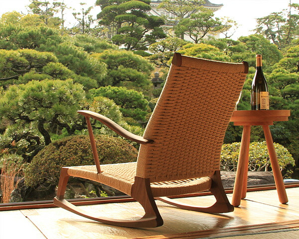楽天市場】自分好みのくつろぎ方を楽しめるロッキングチェア YURAGI