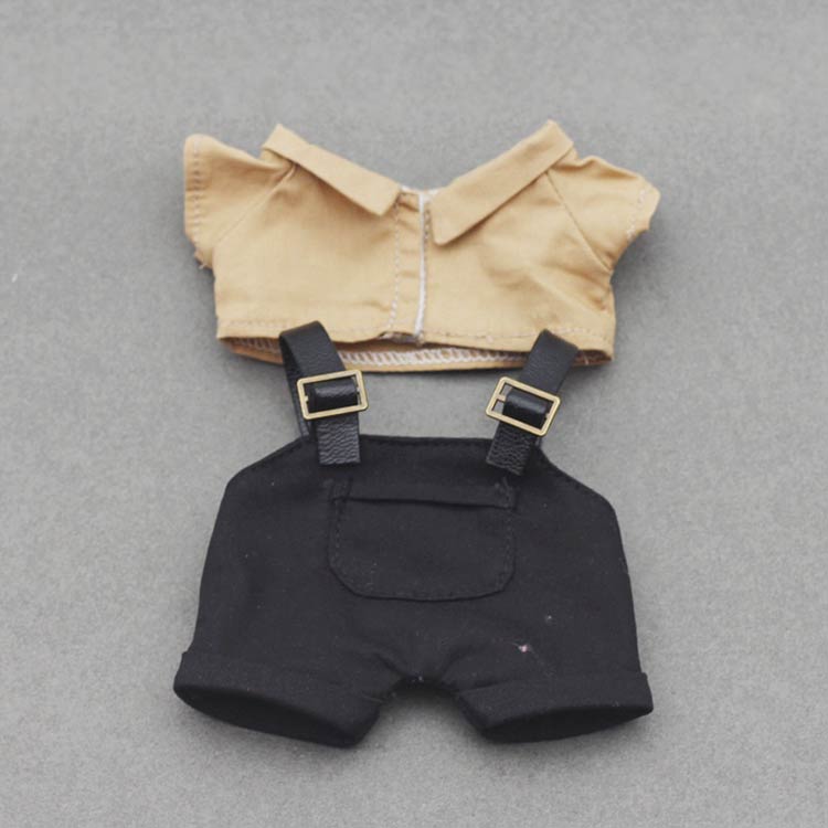 楽天市場】サロペット+シャツ！ぬいぐるみ 服 10cm ミニ洋服 衣替え