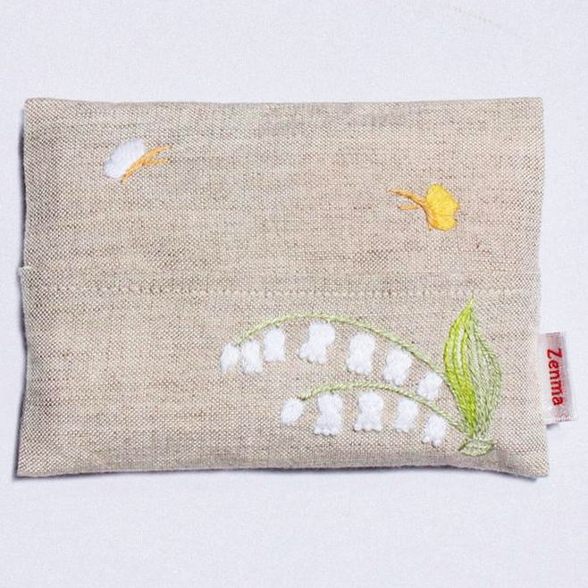 楽天市場】手刺繍ティシュケース すずらん Zenma ゼンマ ハンドメイド