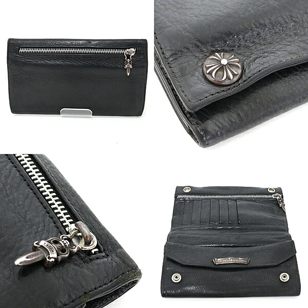 楽天市場】 クロムハーツ グリーシー クロスボタンレザー ロング