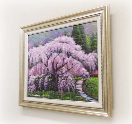 楽天市場】絵画 油絵 又兵衛桜 （木村由記夫） 送料無料 【肉筆