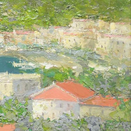 楽天市場】絵画 油絵 コートダジュール フランス （春野修一） 送料