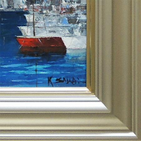 楽天市場】絵画 油絵 マルセイユ （酒井健吉） 送料無料 【肉筆