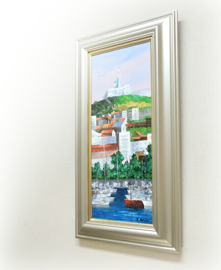 楽天市場】絵画 油絵 マルセイユ （酒井健吉） 送料無料 【肉筆