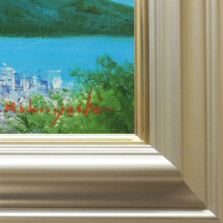 楽天市場】絵画 油絵 桜島 （小林幸三） WF3号 送料無料 【海・山