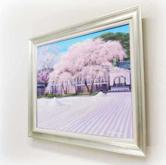 楽天市場】絵画 油絵 高台寺の桜 F20号 （木村由記夫） 送料無料