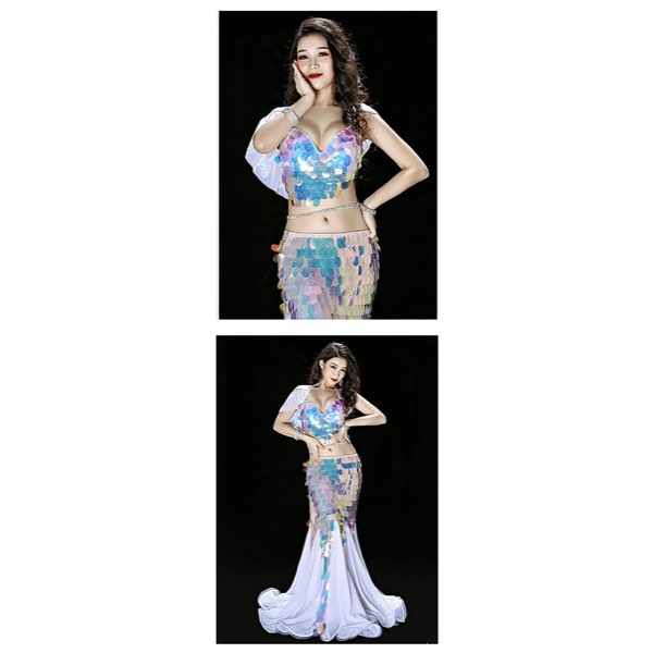 楽天市場】＼P2倍☆2/24まで／【送料無料】ベリーダンス衣装 服 人魚