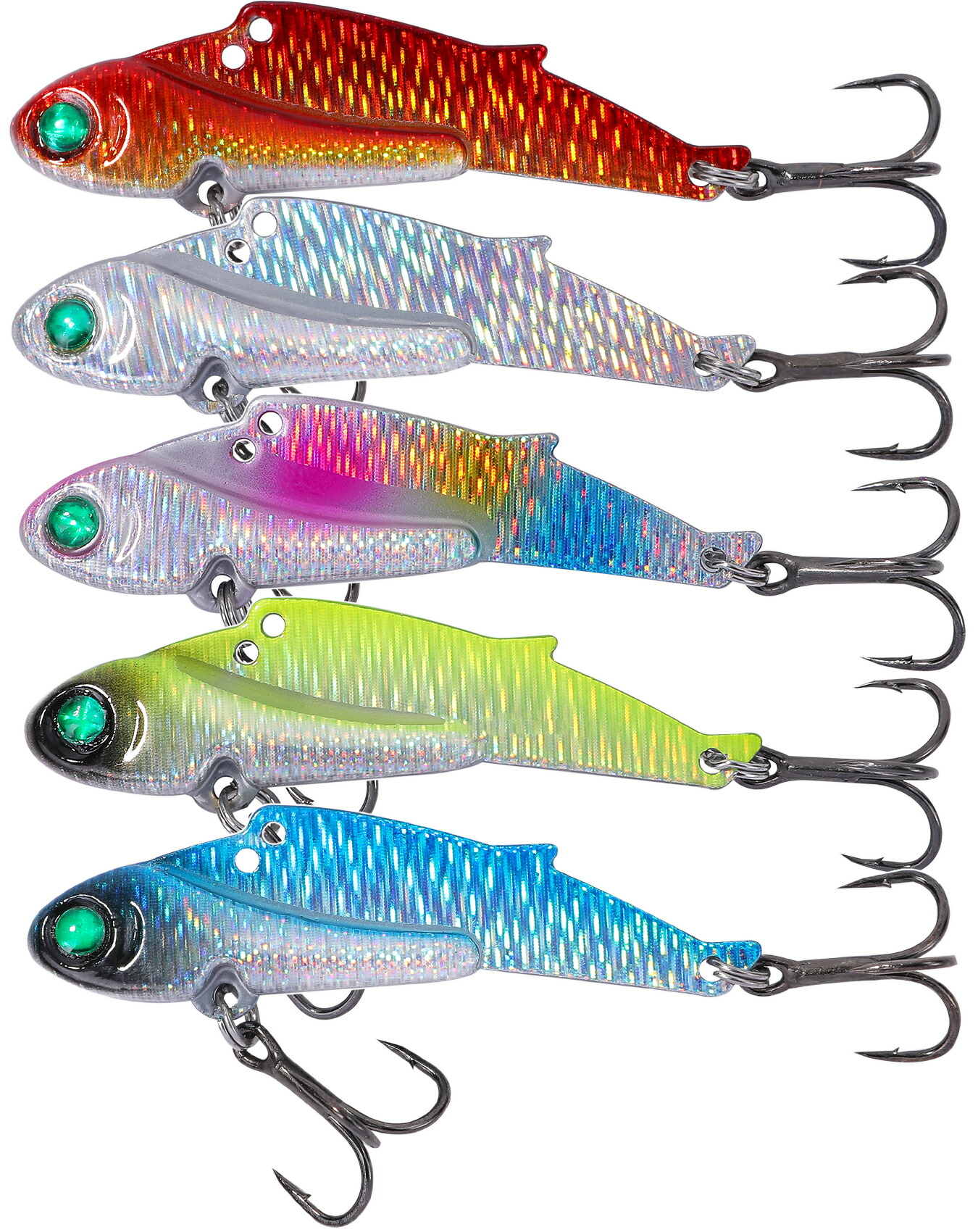 楽天市場】メタルバイブ セット 鉄板 ジグ 5個 7.5g 14g 26.5g