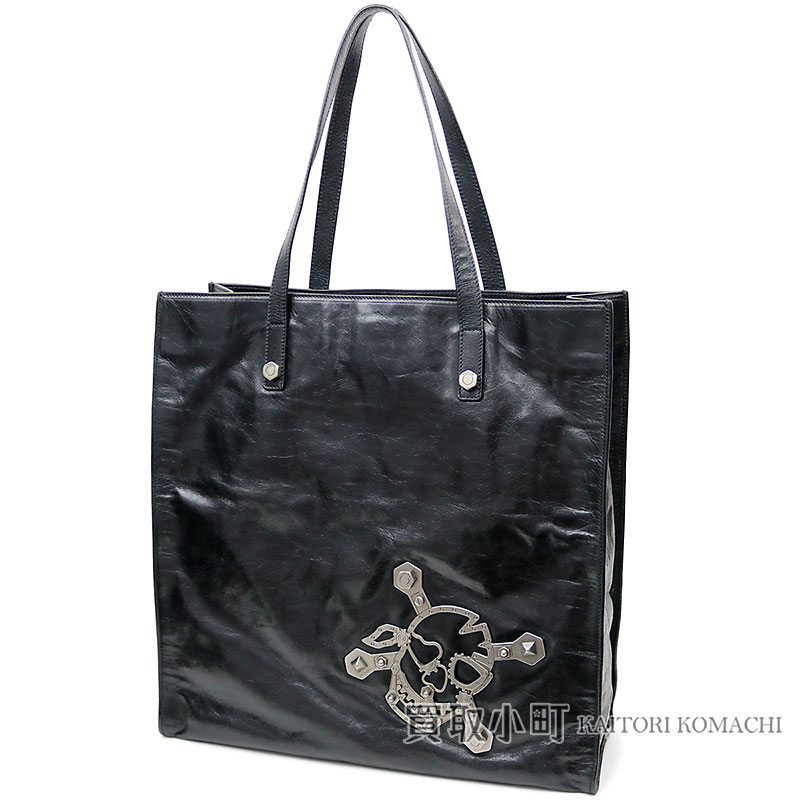 楽天市場】【美品】プラダ 【PRADA】スカルモチーフ レザー トート