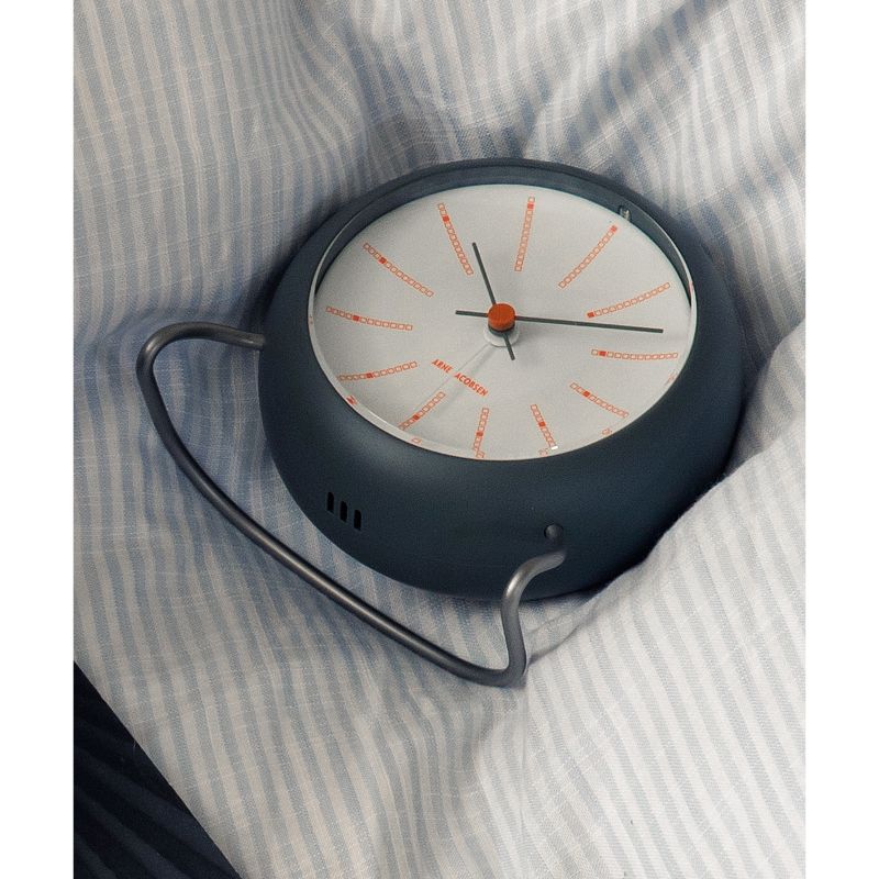 楽天市場】ARNE JACOBSEN BANKERS Table Clock GRAY #43694 アルネ