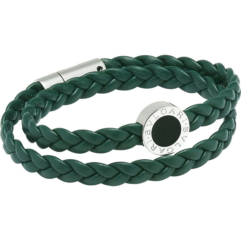 楽天市場】BVLGARI ブルガリブルガリマンロゴ刻印プレート 編込み2連