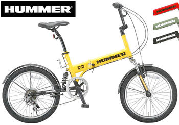 楽天市場】ハマー Wサスペンション 20インチ 折り畳み自転車HUMMER