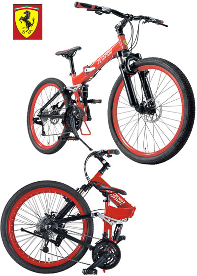 楽天市場】FERRARI 衝撃吸収フロントサスペンション搭載マウンテン