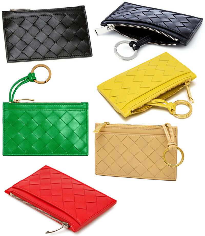 楽天市場】BOTTEGA VENETAボッテガベネタキーリング付きファスナー小銭