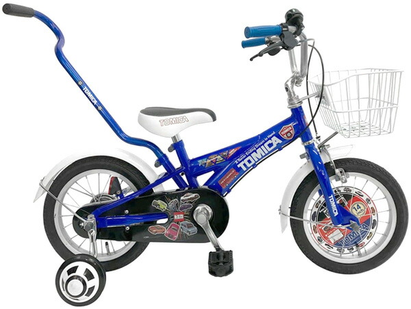 楽天市場】プッシュバー付き12インチ子供用自転車手押し棒＆補助輪付き